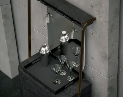 Ram Game PROBARMIN - Prohibition Mini Cocktail Bar Black