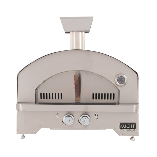 Kucht Napoli Stainless Steel, Countertop & Gas-powered Pizza Oven - Stainless Steel
