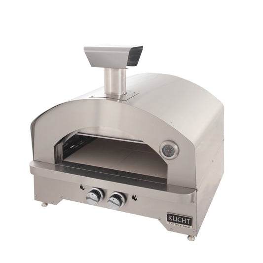 Kucht Napoli Stainless Steel, Countertop & Gas-powered Pizza Oven - Stainless Steel