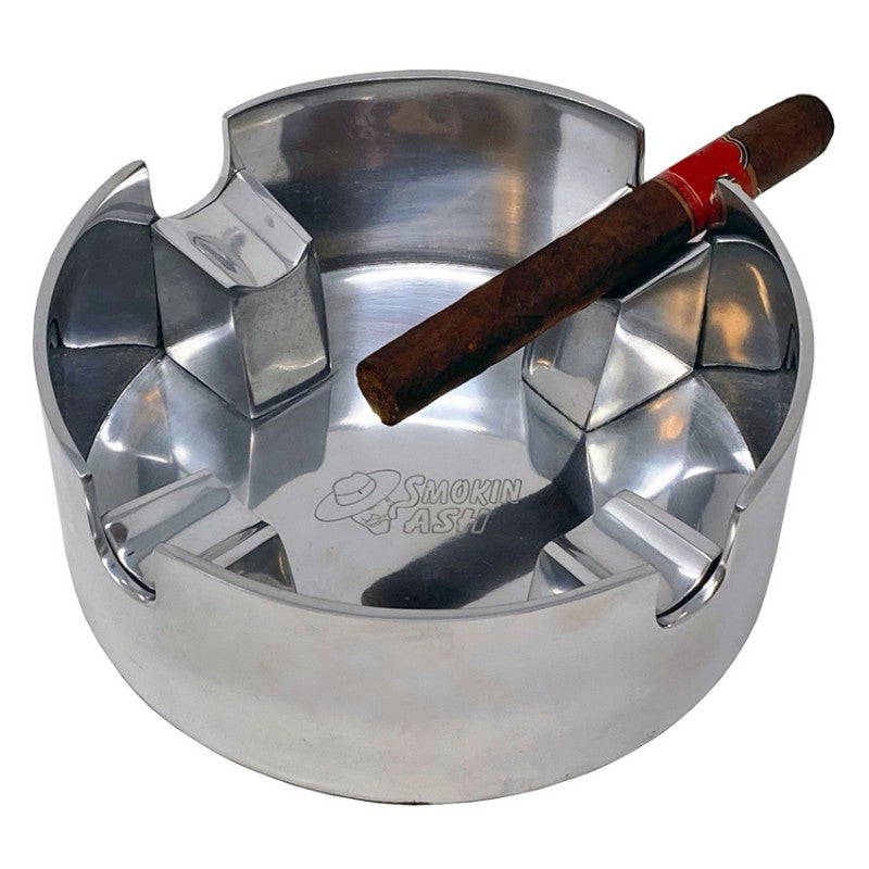 Prestige Import Group Smokin Ash Baltimore Ashtray - Polished Cast Aluminum