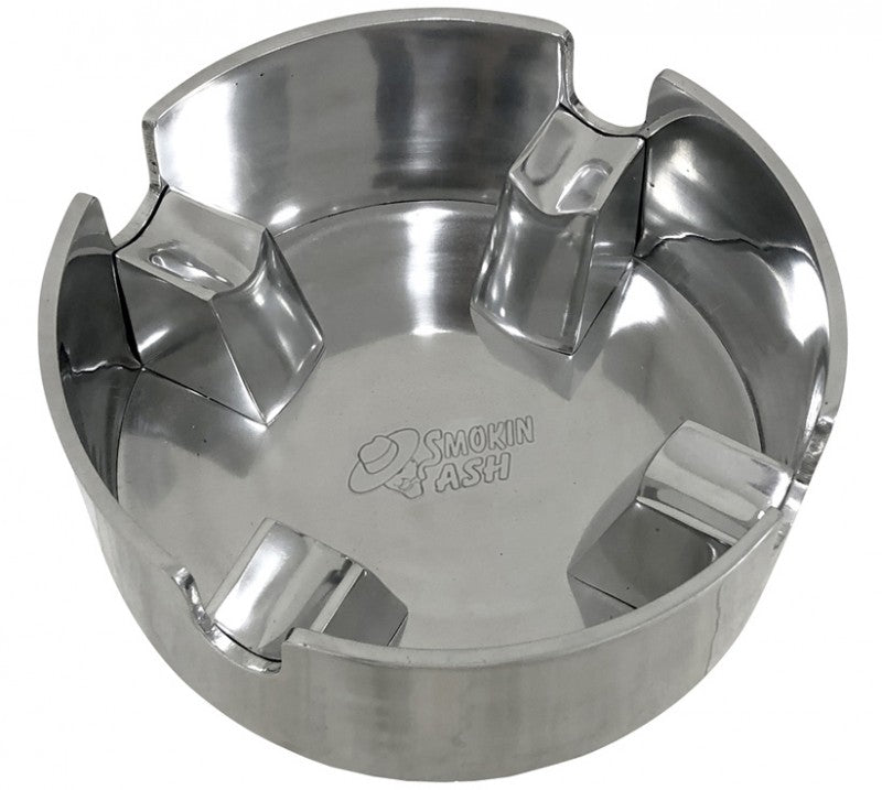 Prestige Import Group Smokin Ash Baltimore Ashtray - Polished Cast Aluminum