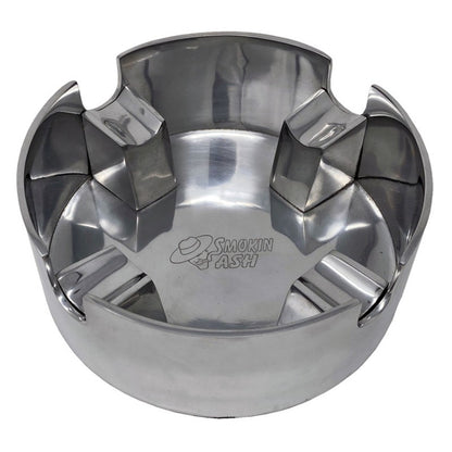 Prestige Import Group Smokin Ash Baltimore Ashtray - Polished Cast Aluminum