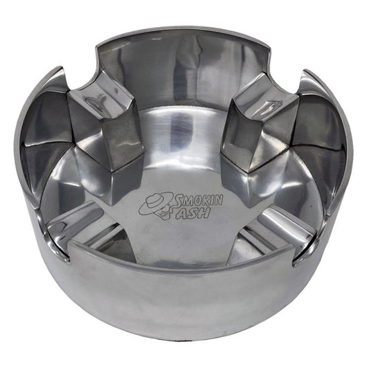 Prestige Import Group Smokin Ash Baltimore Ashtray - Polished Cast Aluminum