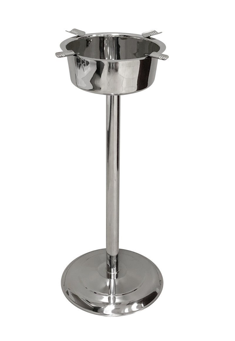 Prestige Import Group Smokin Ash Hartford Standing Ashtray - Polished Stainless Steel