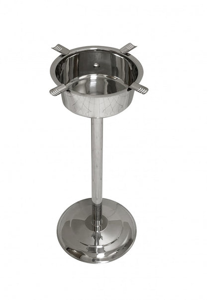 Prestige Import Group Smokin Ash Hartford Standing Ashtray - Polished Stainless Steel