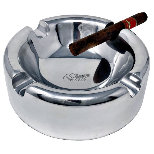 Prestige Import Group Smokin Ash Lexington Ashtray - Polished Cast Aluminum