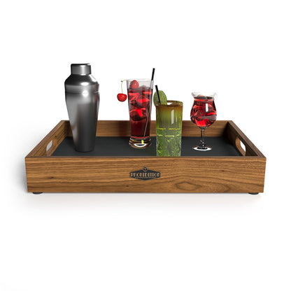 Ram Game PROTRAY - Prohibition Cocktail Tray - Walnut