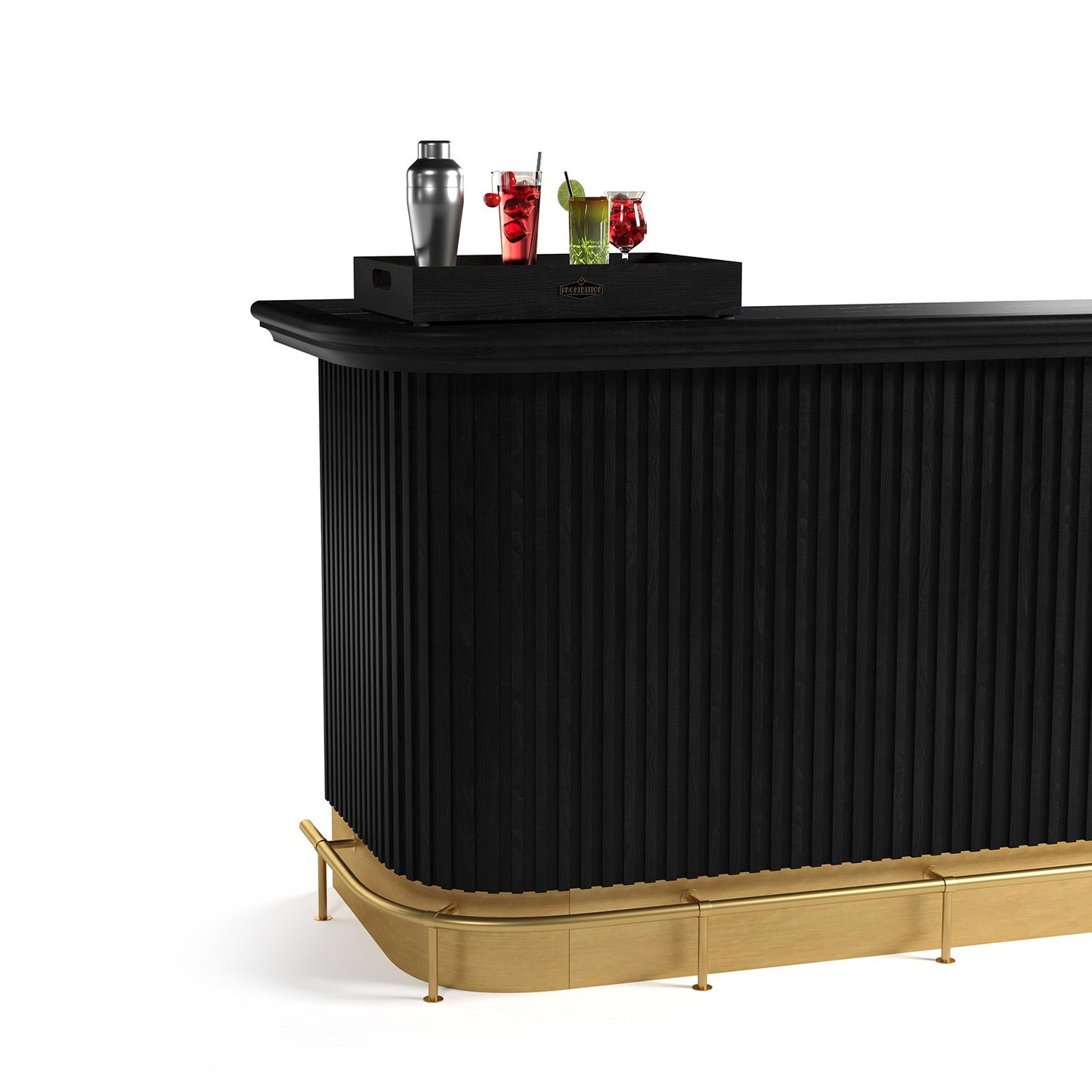 Ram Game PROTRAY - Prohibition Cocktail Tray - Black