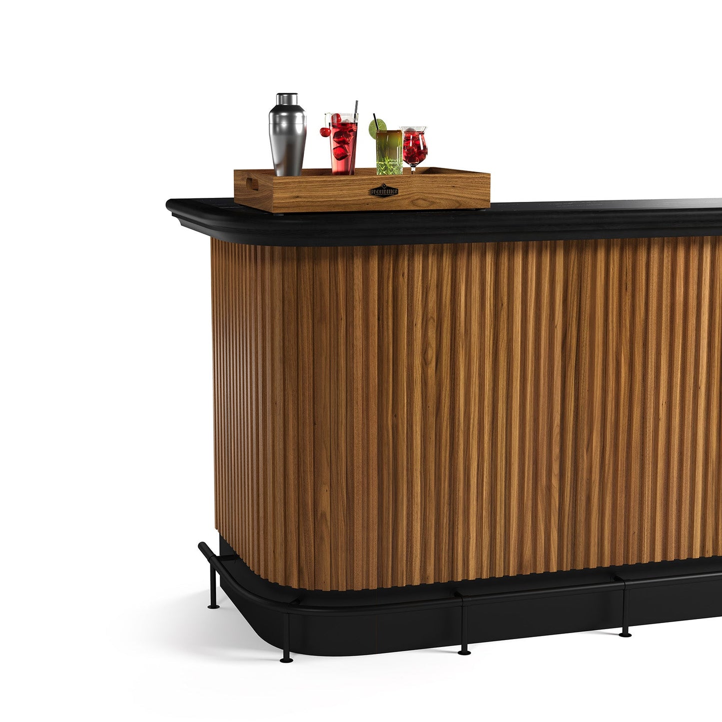 Ram Game PROTRAY - Prohibition Cocktail Tray - Walnut