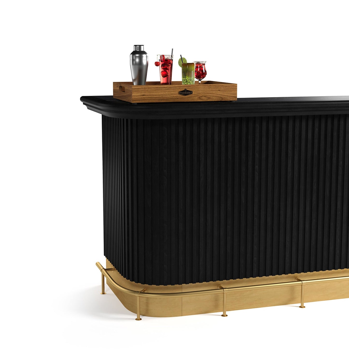 Ram Game PROTRAY - Prohibition Cocktail Tray - Black