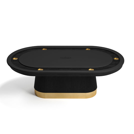 Ram Game PRO84TXTBL - Prohibition Texas Hold'em Poker Table Black