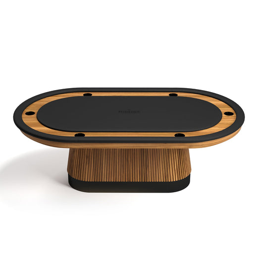 Ram Game PRO84TXTBL - Prohibition Texas Hold'em Poker Table Black