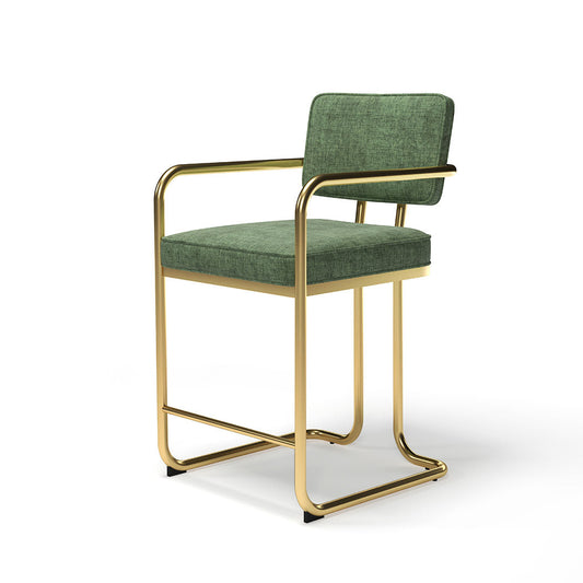 Ram Game PROBSTL2ARM - Prohibition Barstool W/ARMS-Green