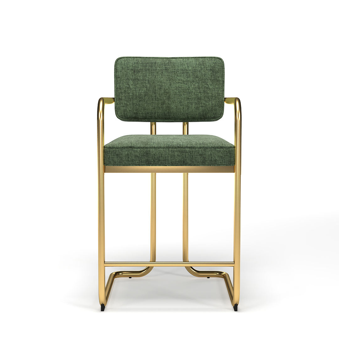 Ram Game PROBSTL2ARM - Prohibition Barstool W/ARMS-Green