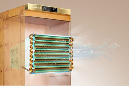 Raching MON3800A Precision Electronic Cigar Humidor Cabinet | 1500–1800 Cigar Capacity | ±1% Climate Control