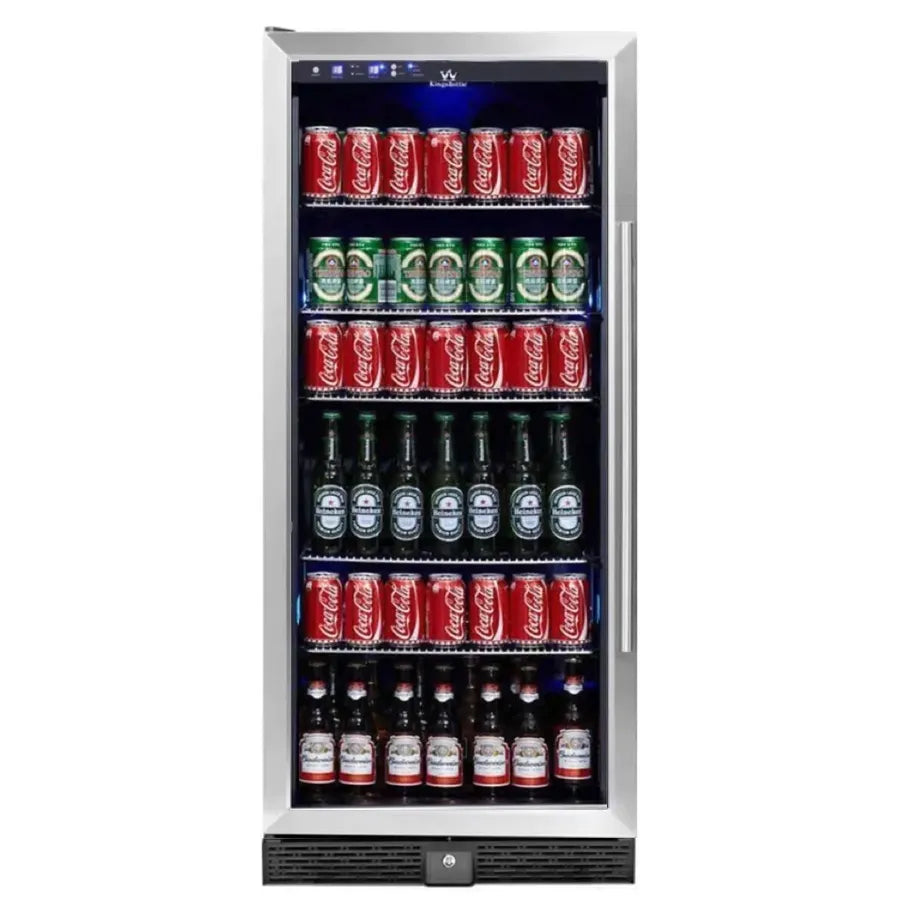 KingsBottle 56" Tall Beverage Upright Drink Fridge Center Freestanding
