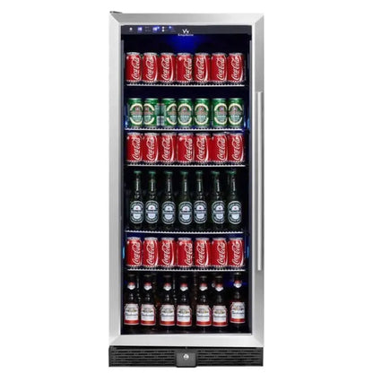 KingsBottle 56" Tall Beverage Upright Drink Fridge Center Freestanding
