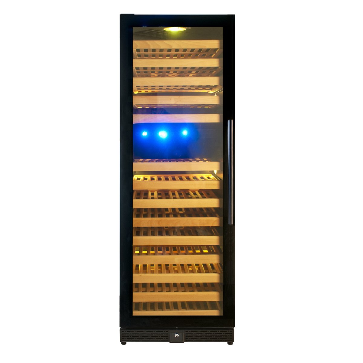 Kingsbottle 164 Bottle Large Wine Refrigerator With Glass Door
