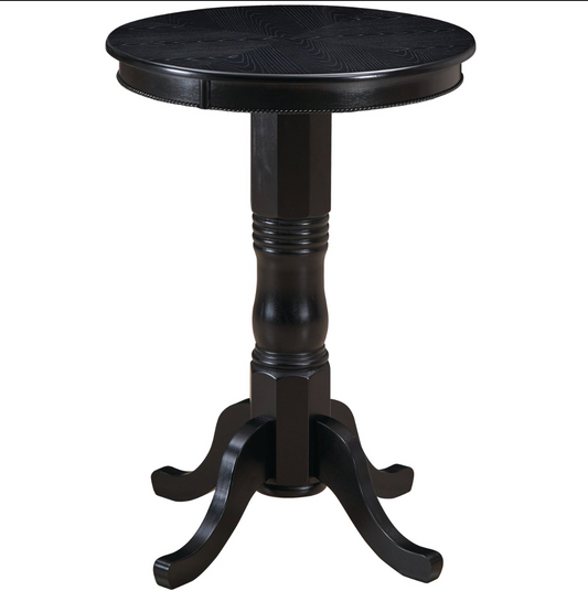 Ram Game BPUB - English Style Circle Pub Table - Black