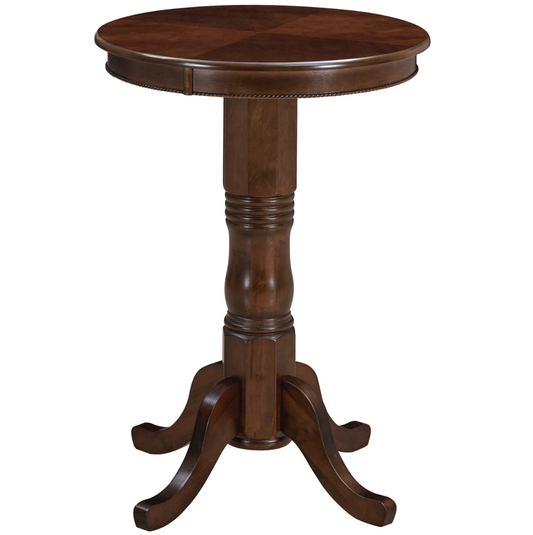 Ram Game BPUB - English Style Circle Pub Table - Cappuccino