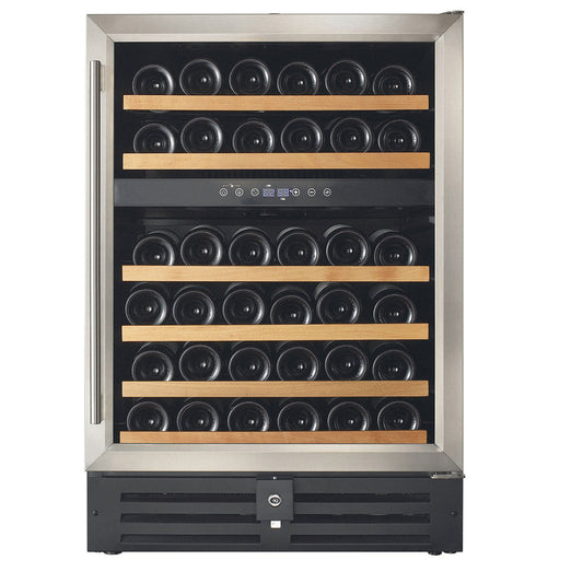 Smith & Hanks 46 Bottle Dual Zone Under Counter Wine Cooler