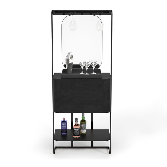 Ram Game PROBARMIN - Prohibition Mini Cocktail Bar Black