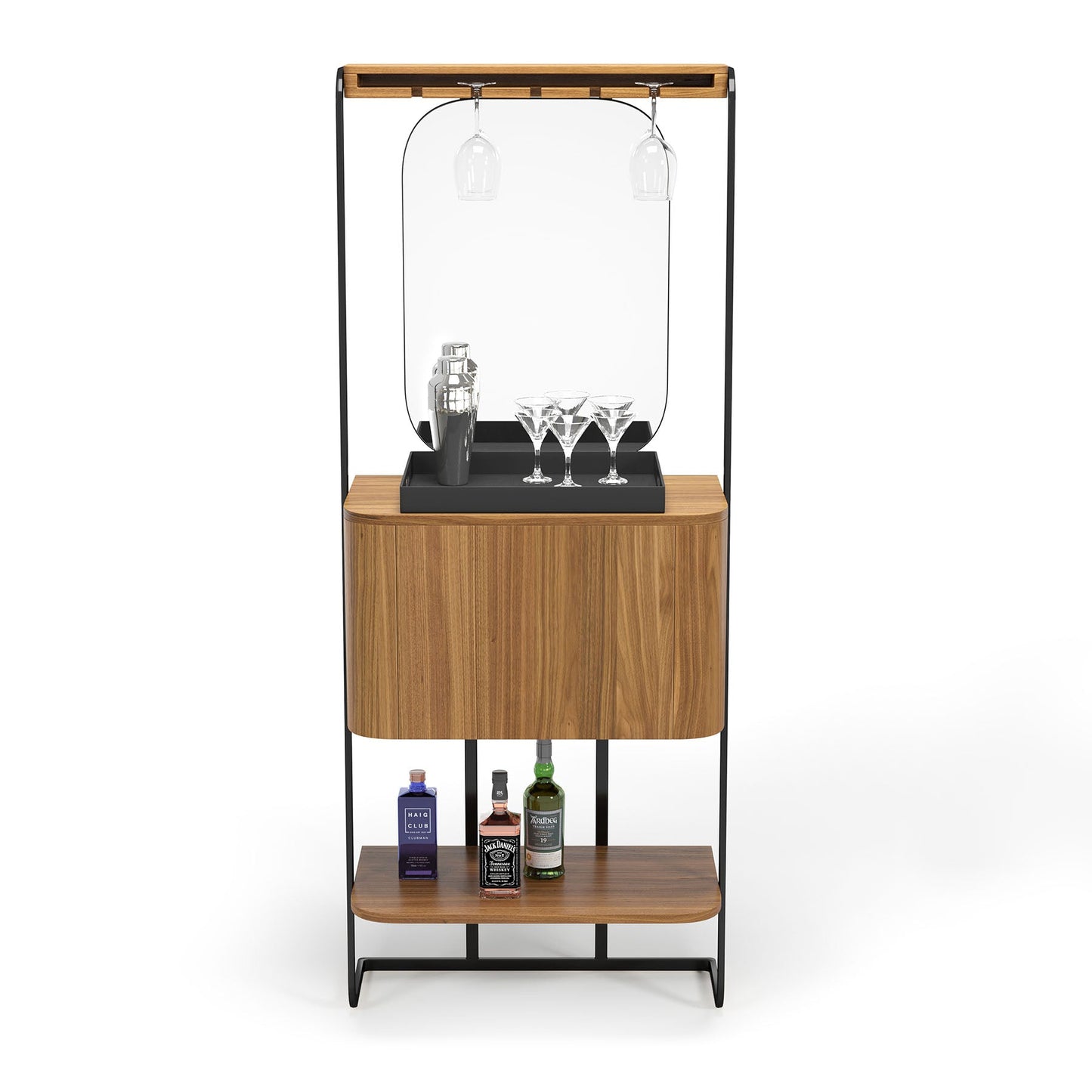 Ram Game PROBARMIN - Prohibition Mini Cocktail Bar Walnut