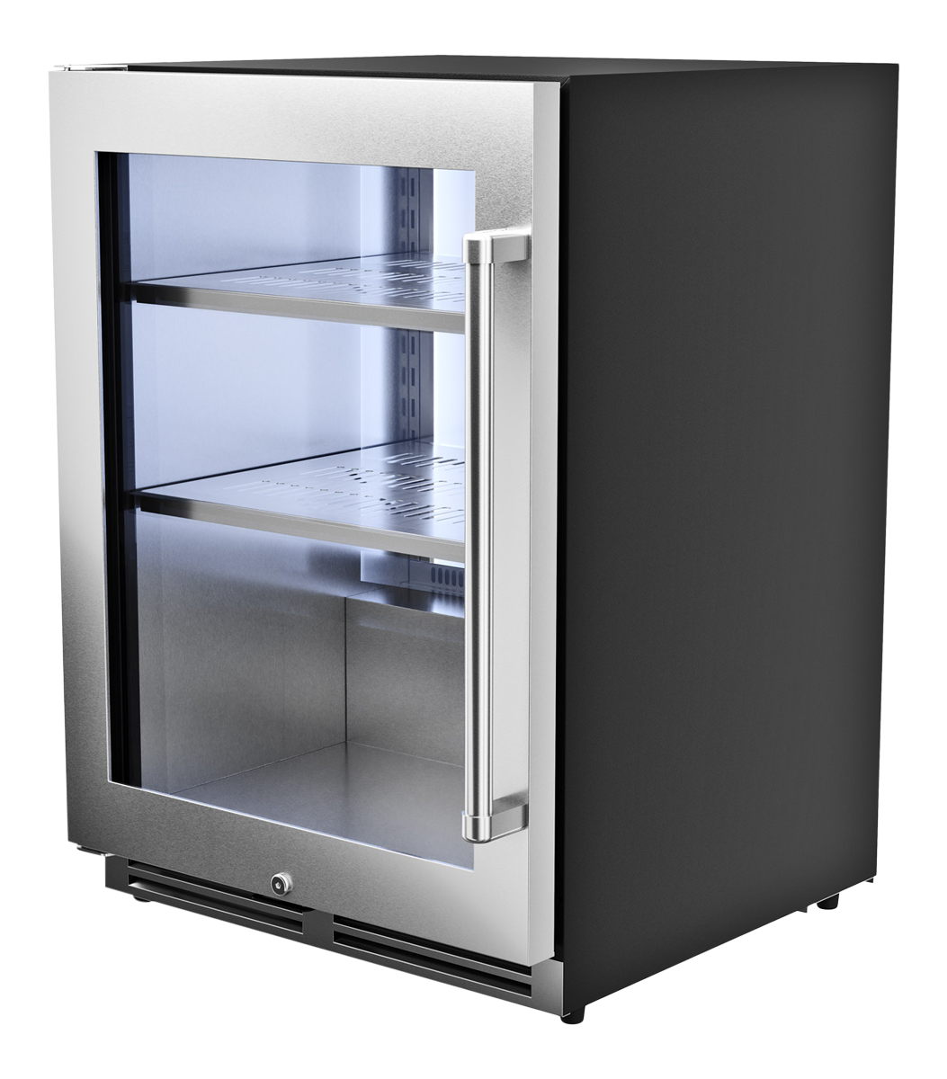 Thor Kitchen 24-Inch 140 Can Professional Undercounter Beverage Cooler Left Hinge
