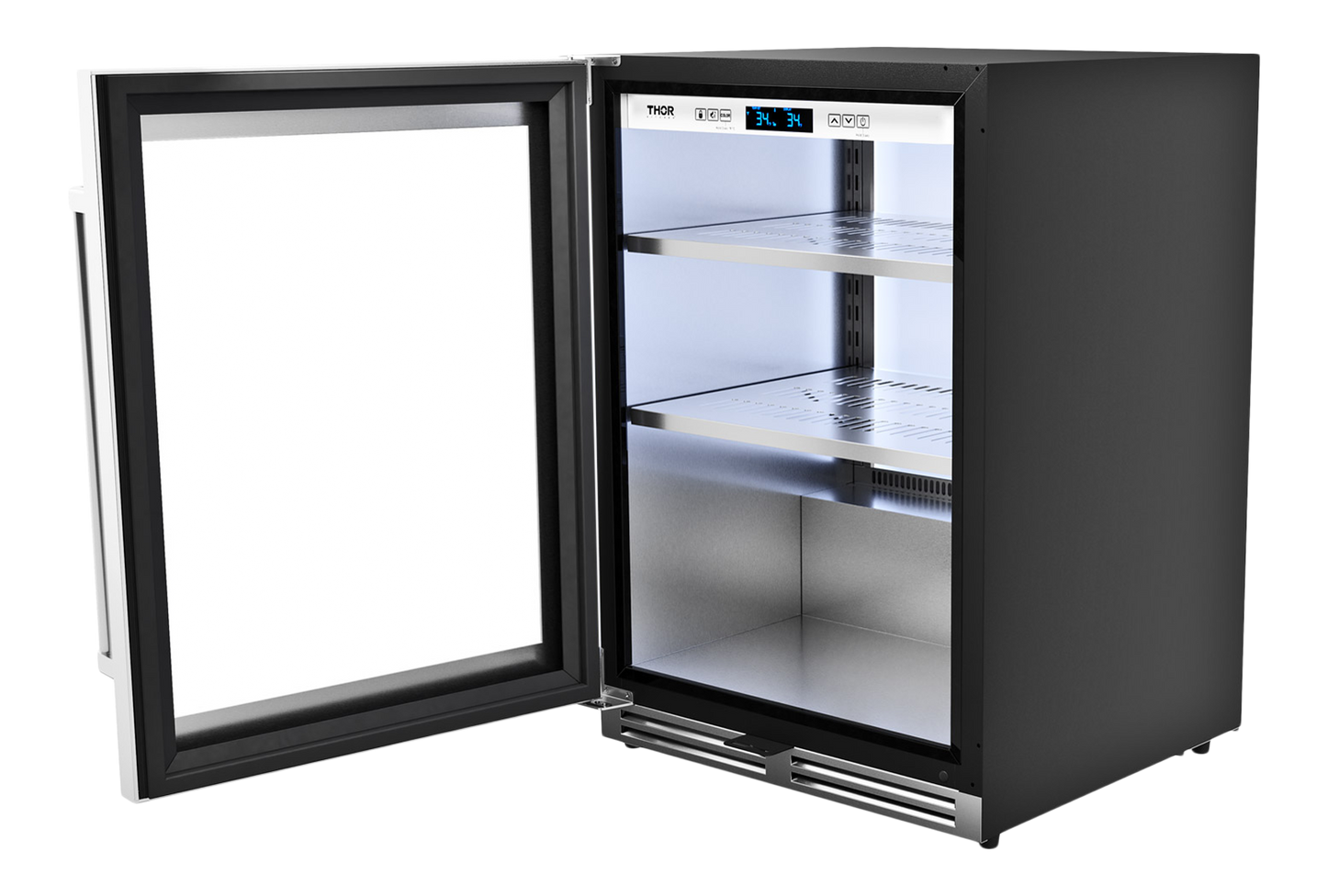 Thor Kitchen 24-Inch 140 Can Professional Undercounter Beverage Cooler Left Hinge