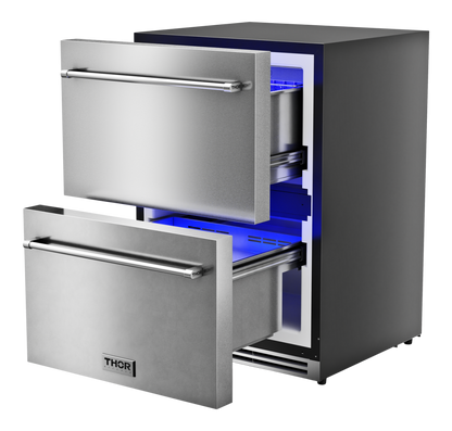 Thor Kitchen 24-Inch Indoor Outdoor Freezer Drawer