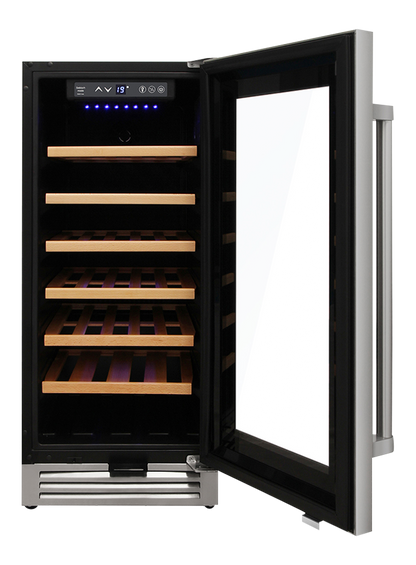 Thor Kitchen 15-Inch Single Zone Wine Cooler, 33 Wine Bottle Capacity