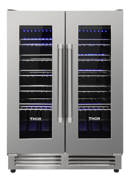 Thor Kitchen 42 Bottle Dual Zone Built-in Wine Cooler