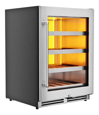 Thor Kitchen 24-Inch Single Zone Wine Cooler, 45 Wine Bottle Capacity