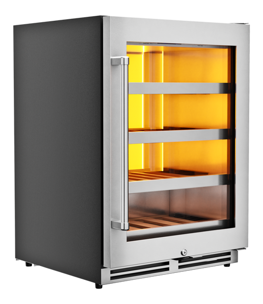 Thor Kitchen 24-Inch Single Zone Wine Cooler, 45 Wine Bottle Capacity