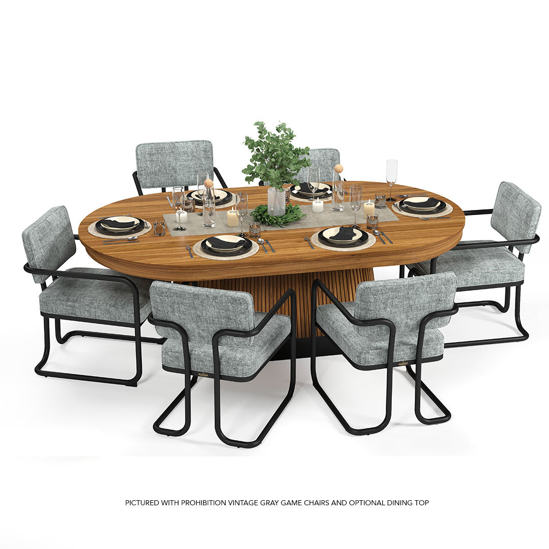 Ram Game PRODCHR - Prohibition Game / Dining Chair-Gray