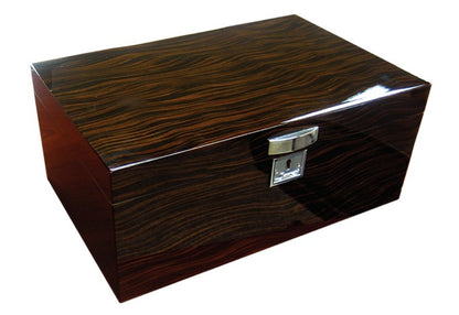 Prestige Import Group 130 Ct. Lacquer Ebony Finish w/Tray & Polished Hardware