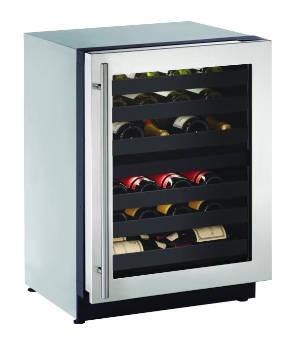U-Line Wine Captain 24" Lock Left Hinge Stainless 115v