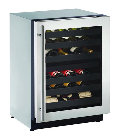 U-Line Wine Captain 24" Lock Left Hinge Stainless 115v