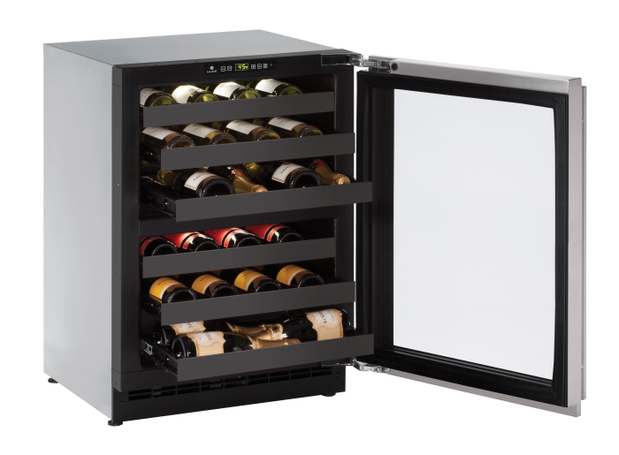 U-Line Wine Captain 24" Lock Left Hinge Stainless 115v