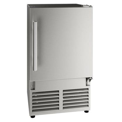 U-Line Ice Maker 14" Reversible Hinge White Solid 115v