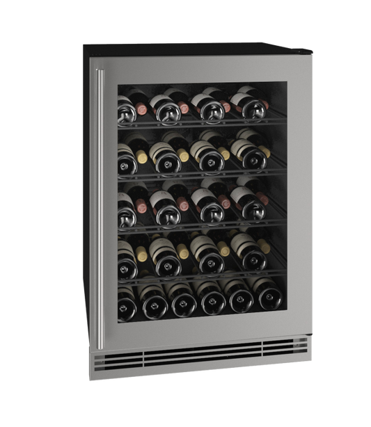U-Line Wine Captain 24" Reversible Hinge Stainless Frame 115v