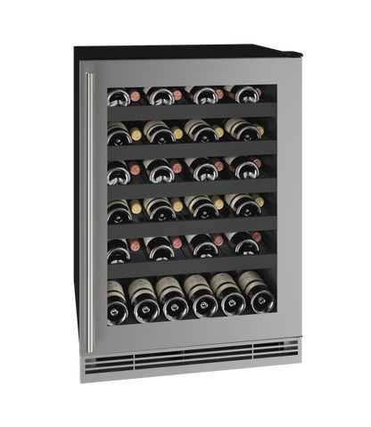 U-Line Wine Captain 24" Lock Reversible Hinge Stainless Frame 115v
