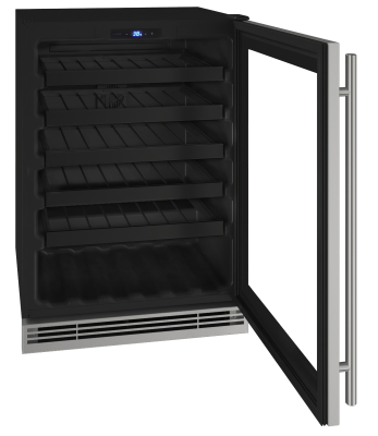 U-Line Wine Captain 24" Lock Reversible Hinge Stainless Frame 115v