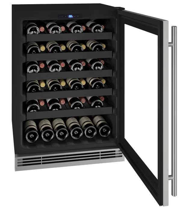 U-Line Wine Captain 24" Lock Reversible Hinge Stainless Frame 115v