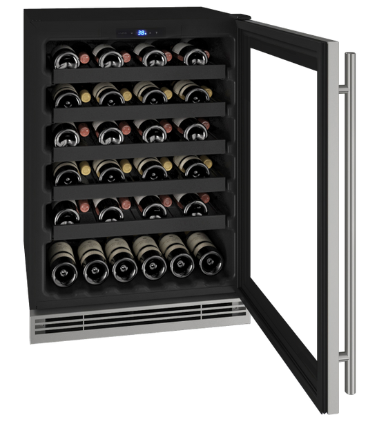 U-Line Wine Captain 24" Reversible Hinge Stainless Frame 115v