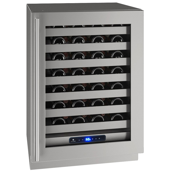 U-Line Wine Captain 24" Lock Left Hinge Stainless 115v