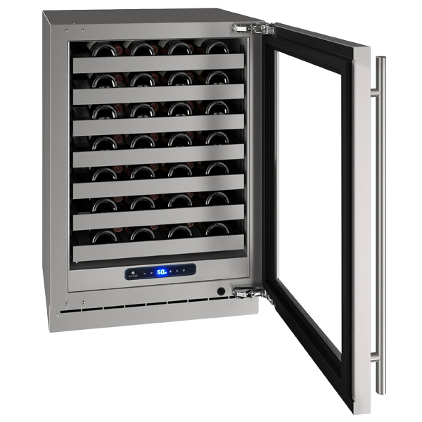 U-Line Wine Captain 24" Lock Left Hinge Stainless 115v