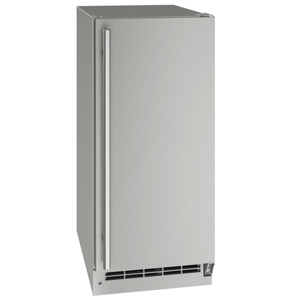 U-Line Outdoor Ice Maker 15" Reversible Hinge Stainless 115v