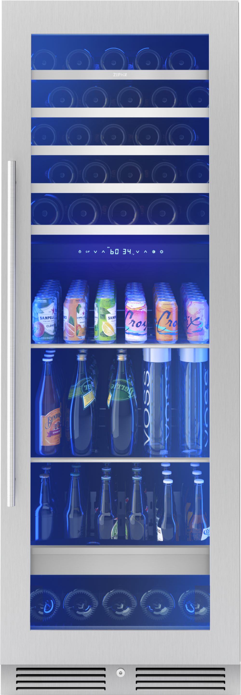 Zephyr Presrv™ Full Size Dual Zone Wine & Beverage Cooler