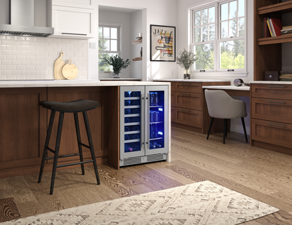 Zephyr Presrv™ French Door Dual Zone Wine & Beverage Cooler